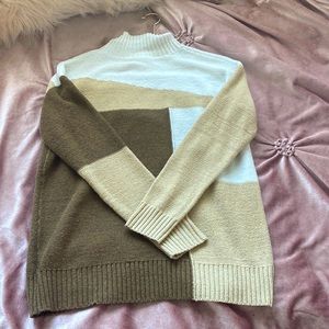 Warm fashionable fall and winter sweater